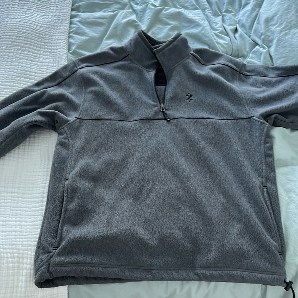 Izod Large Quarter Zip Sweater